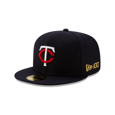 Minnesota Twins Gorra | New Era MLB Team Color 59fifty Fitted Cap Mexico - Negros